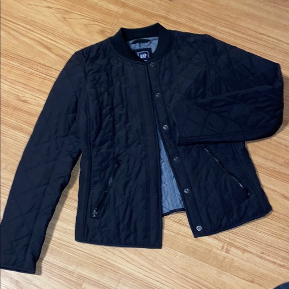 GAP Jackets & Blazers - GAP Black Quilted Jacket
